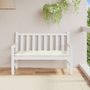 Voir la diapositive 3 : VIDAXL Coussin de banc de jardin creme melange 120x50x7 cm tissu
