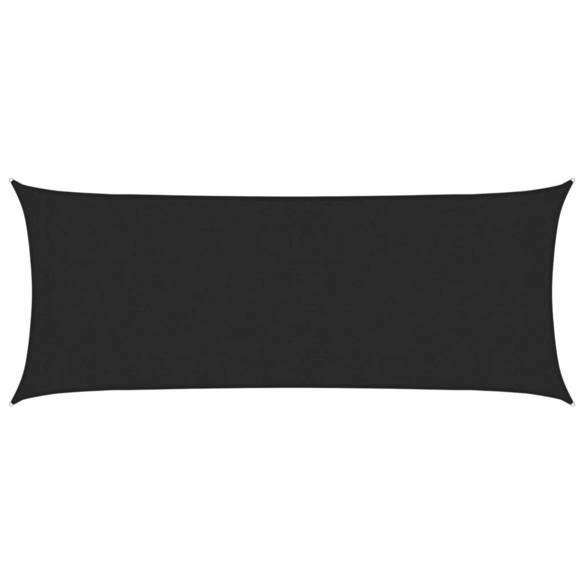 VIDAXL Voile d'ombrage 160 g/m^2 Noir 2x4,5 m PEHD