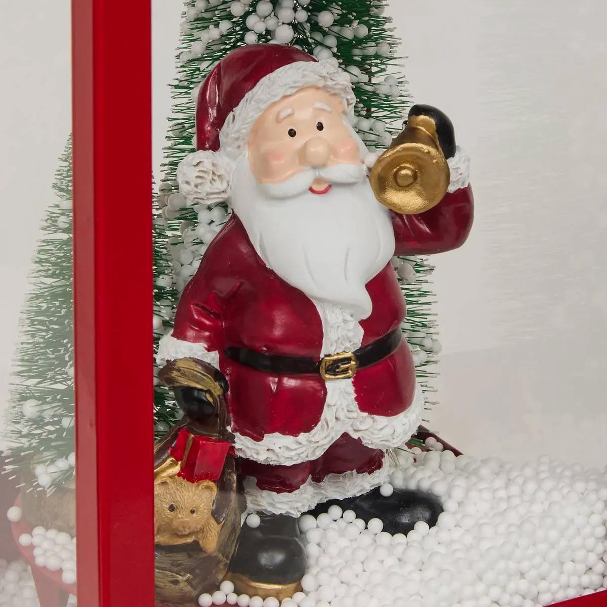 Voir la diapositive 2 : FEERIC LIGHT & CHRISTMAS Décoration lumineuse  lanterne  38cm rouge