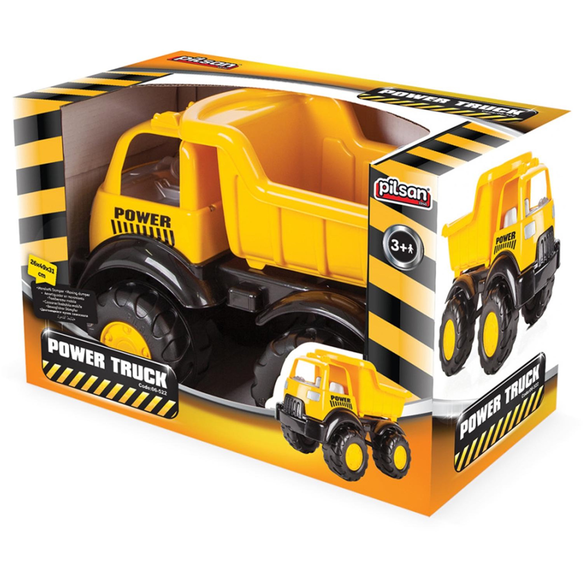 Voir la diapositive 3 : PILSAN Camion benne de chantier 49 cm