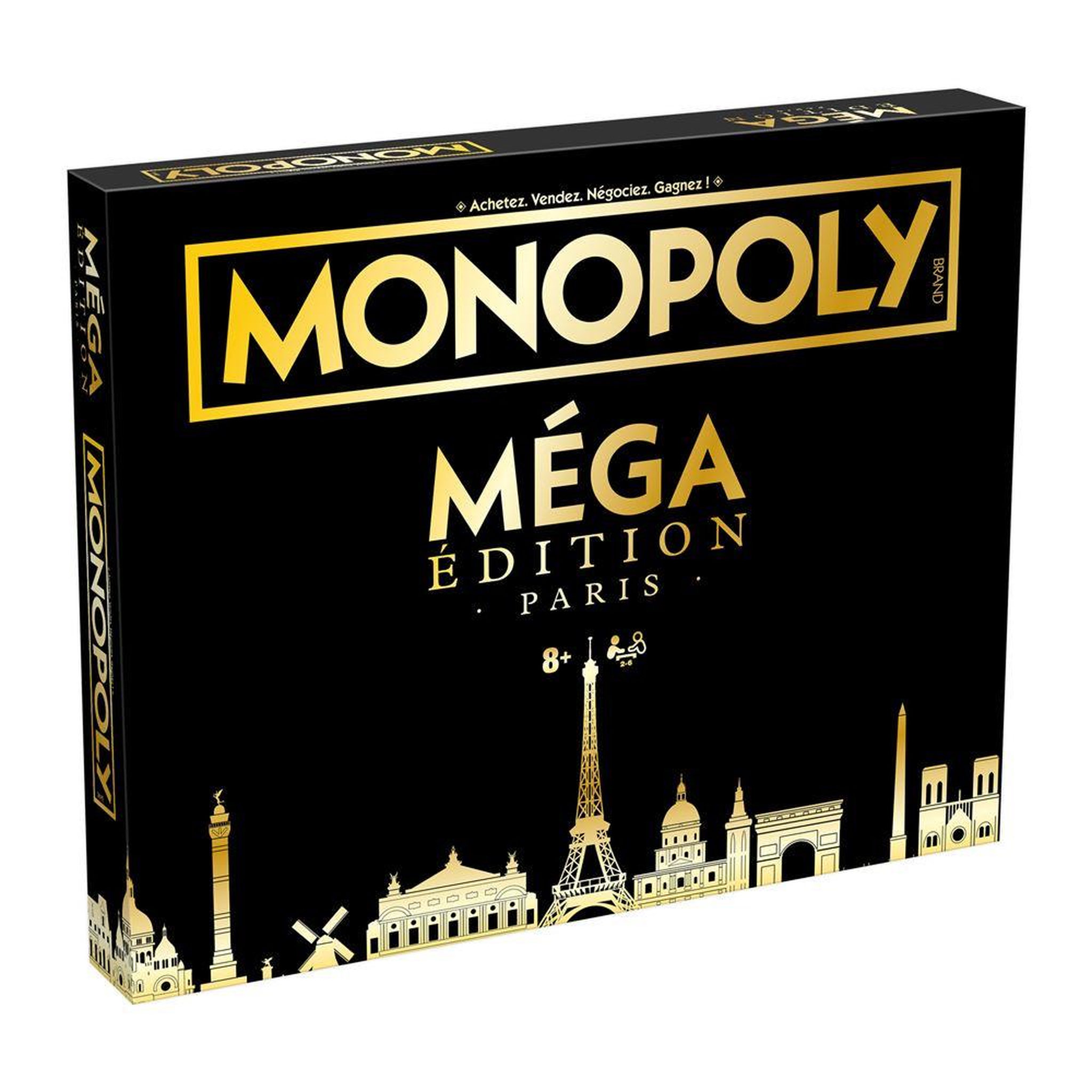 Voir la diapositive 1 : Winning Moves Jeu classique Winning Moves Monopoly Méga Paris