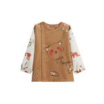 Petit Béguin Tablier enfant Gustin. Coloris disponibles : Marron