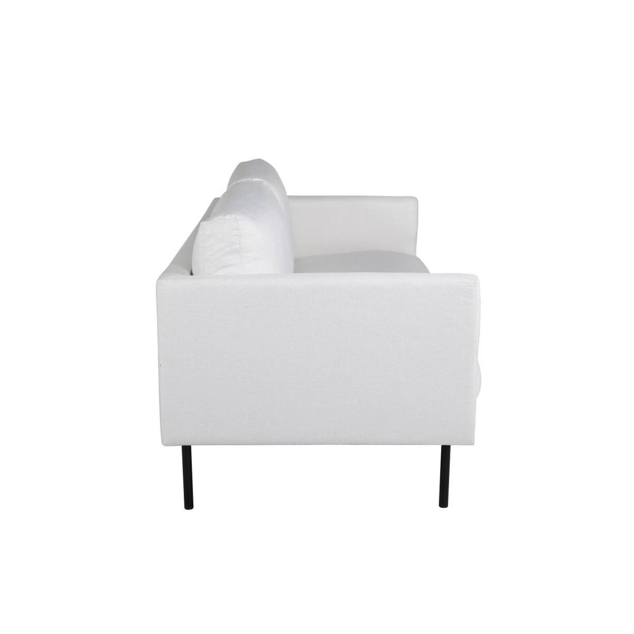 Voir la diapositive 3 : Paris Prix Canapé 2 places en tissu  zoom  180cm beige clair