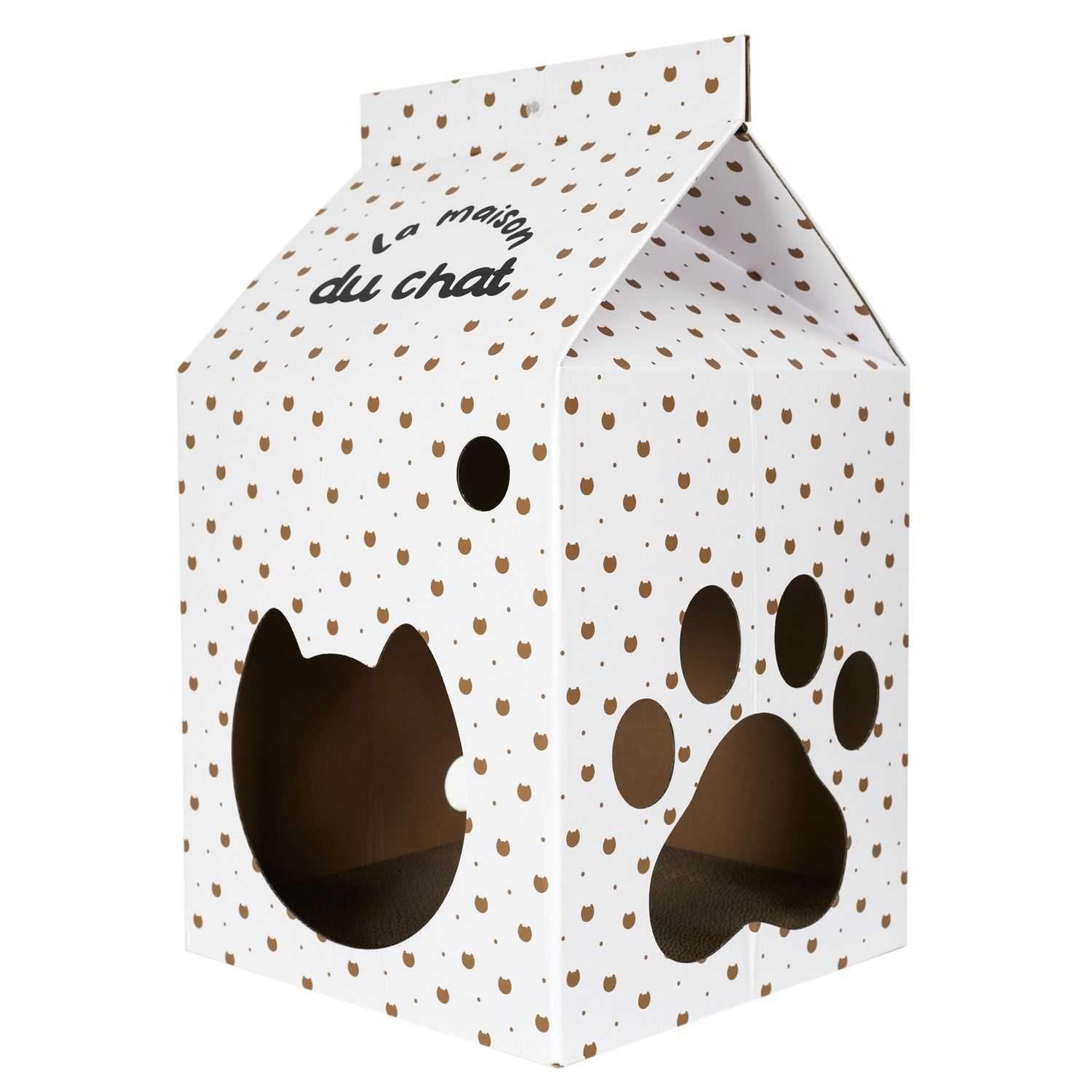 The concept Factory Griffoir pour chat la maison du chat - blanc