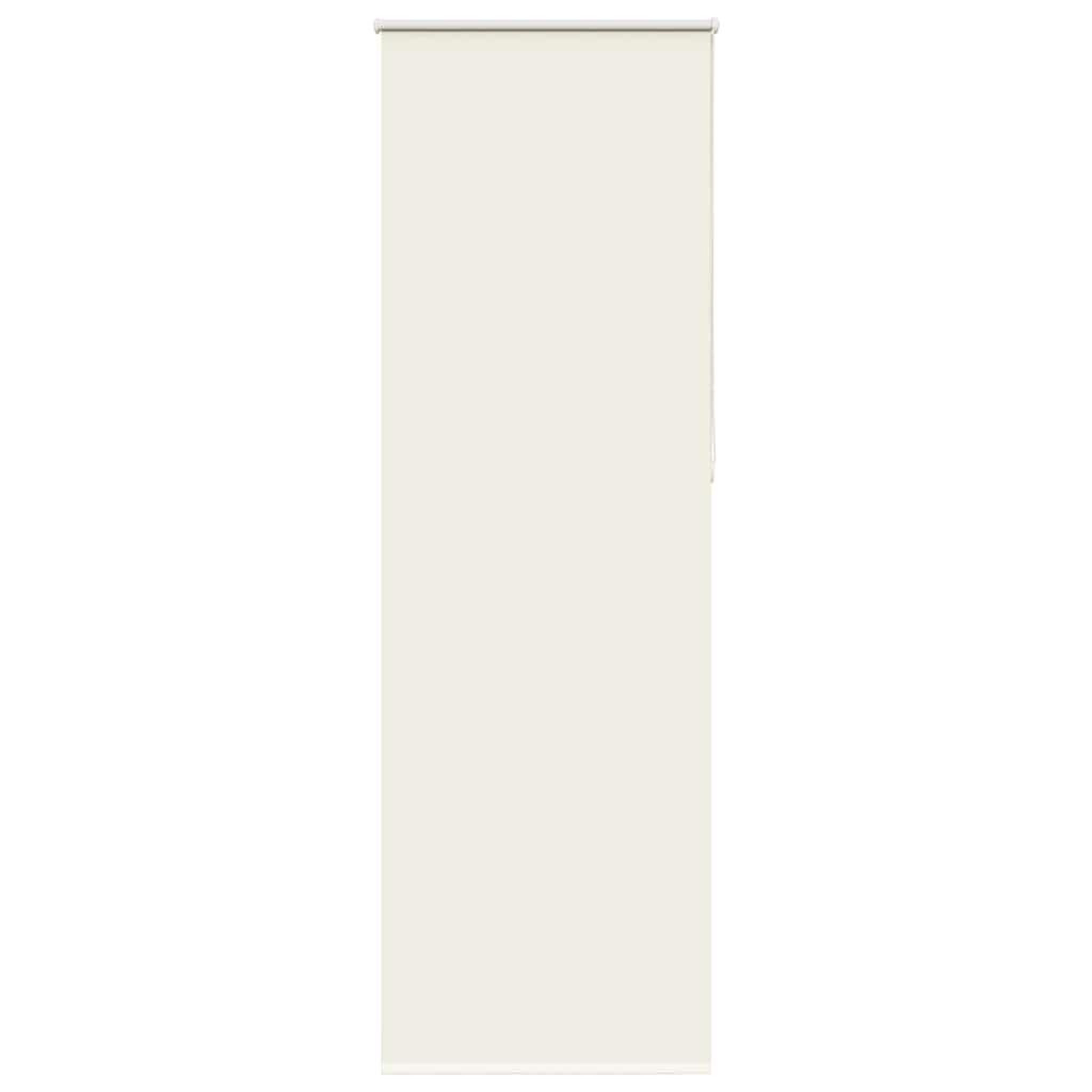 VIDAXL Store enrouleur occultant blanc casse 80x210cm largeur du tissu