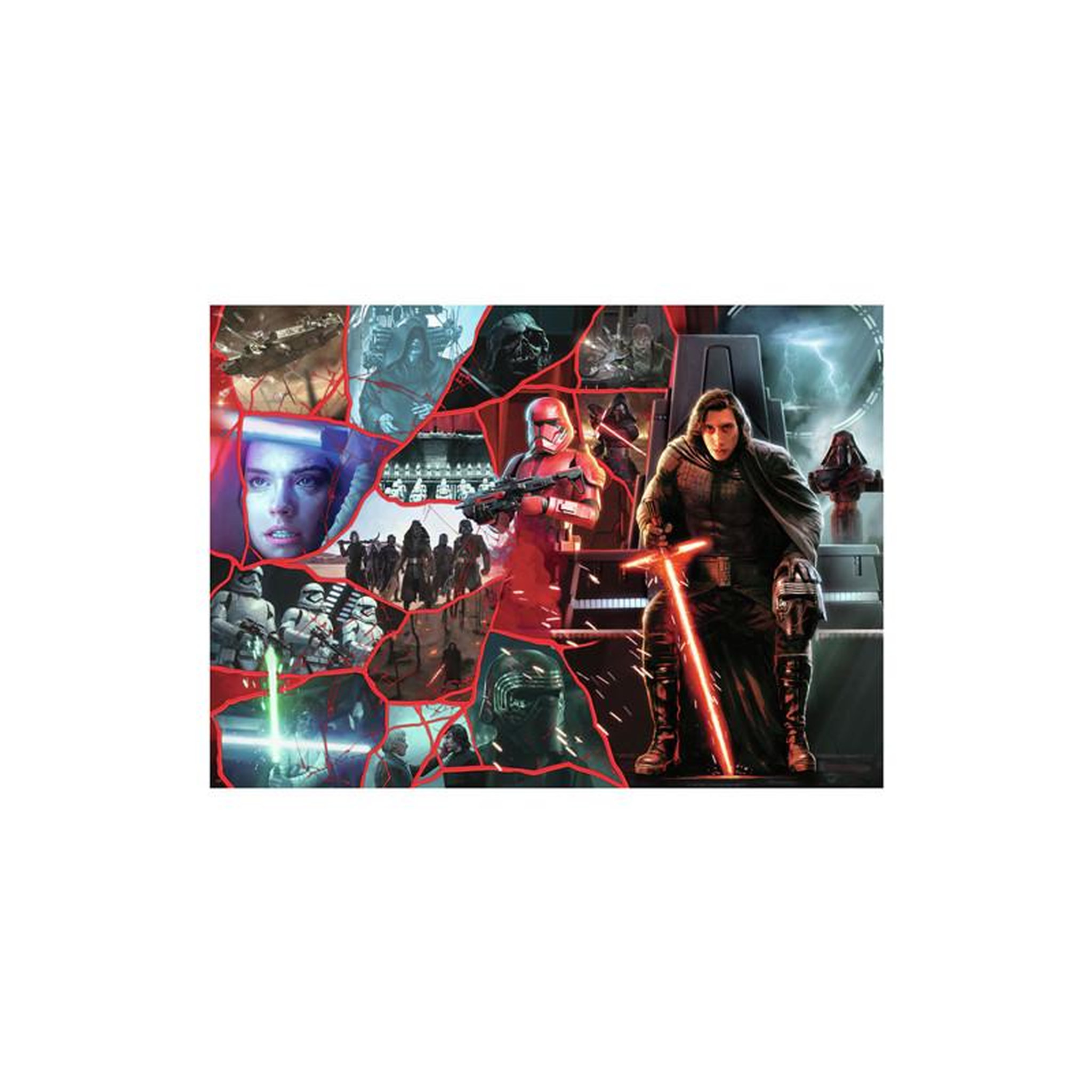 Voir la diapositive 2 : RAVENSBURGER Ravensburger - Jigsaw puzzle Star Wars Villainous Kylo Ren, 1000 pcs. 120002680