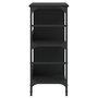 Voir la diapositive 5 : VIDAXL Buffet noir 102x32x73,5 cm bois d'ingenierie