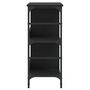 Voir la diapositive 5 : VIDAXL Buffet noir 102x32x73,5 cm bois d'ingenierie