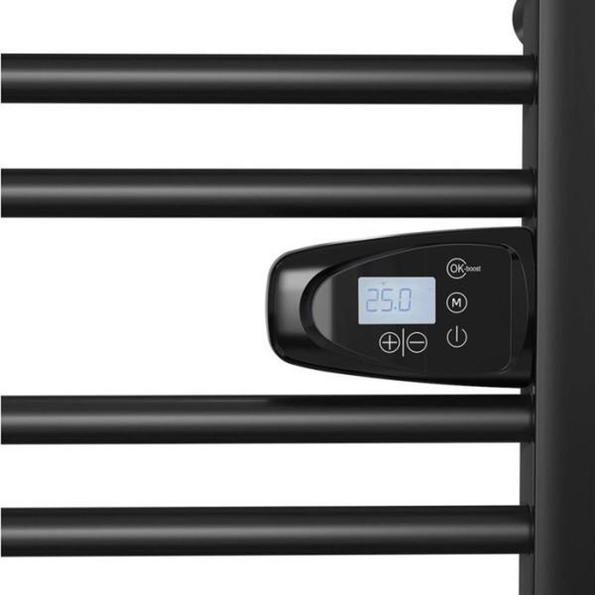 Voir la diapositive 3 : DELONGHI Seche serviette electrique - radiateur   - delonghi - sec tube rond - 750 w - anthracite - tube rond