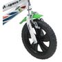 Voir la diapositive 4 : Vélo enfant - Modèle 12'' Garçon pour enfant de 85 à 100 cm avec stabilisateurs - Plaque décorative avant - Bidon arrière - 1 frein et roues à bâtons