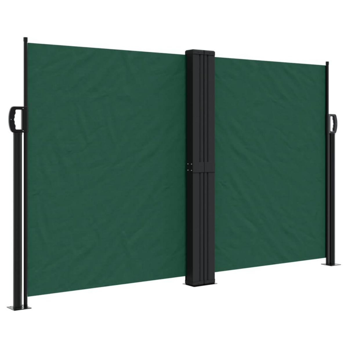 VIDAXL Auvent lateral retractable vert fonce 140x1000 cm