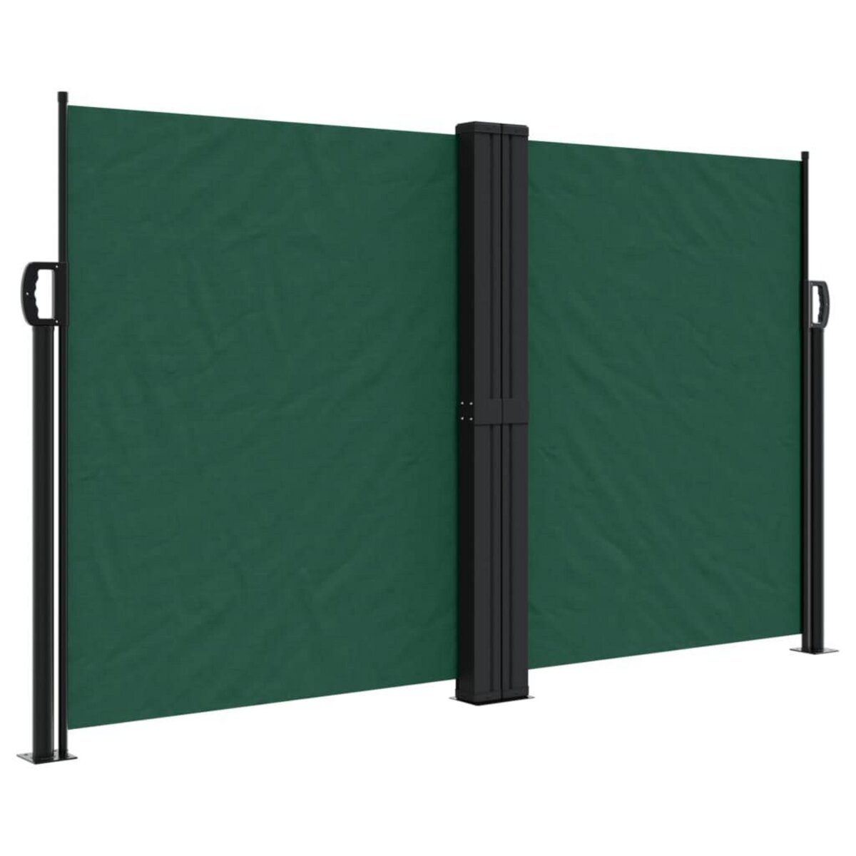 VIDAXL Auvent lateral retractable vert fonce 140x1000 cm