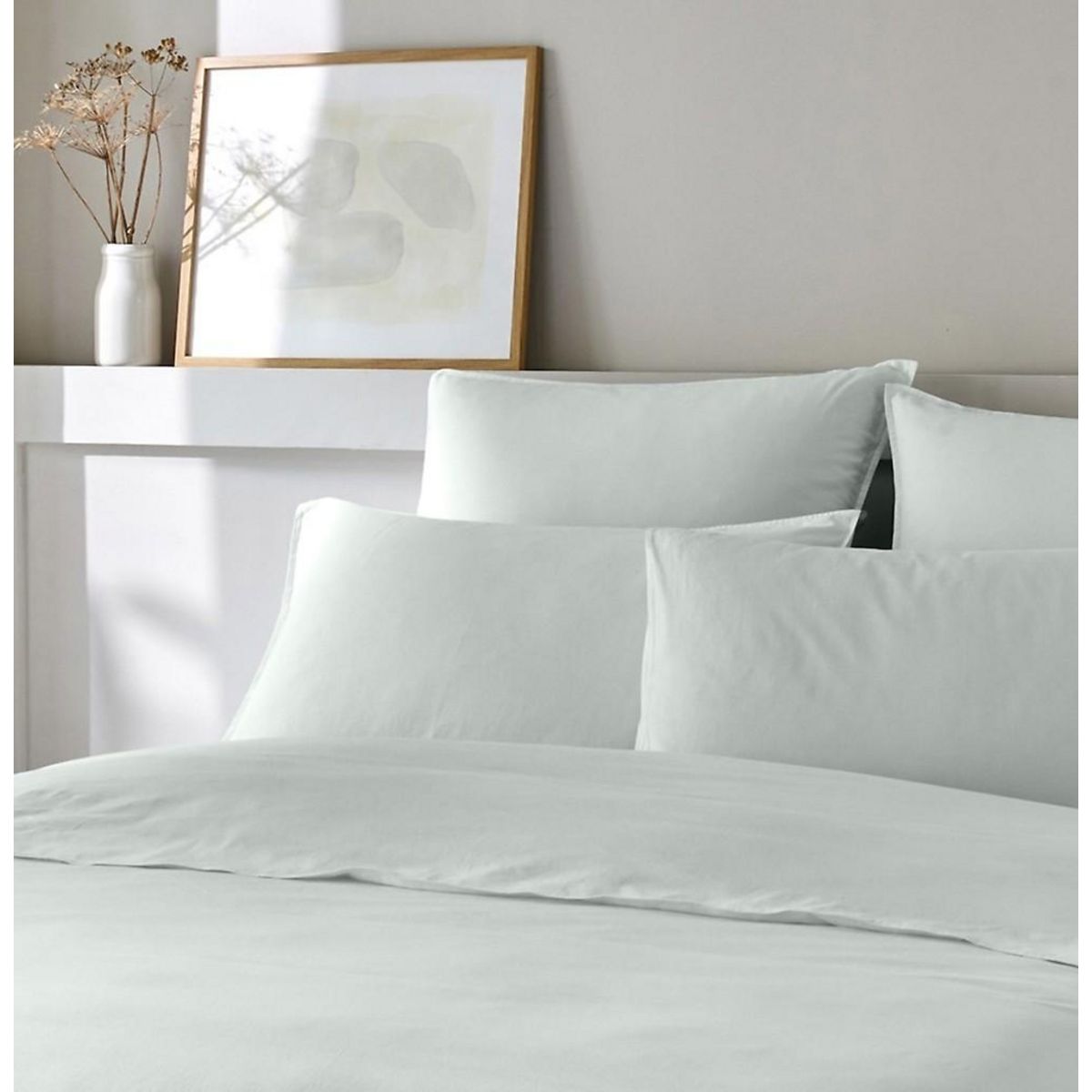 Home collection Parure housse de couette coton-bambou