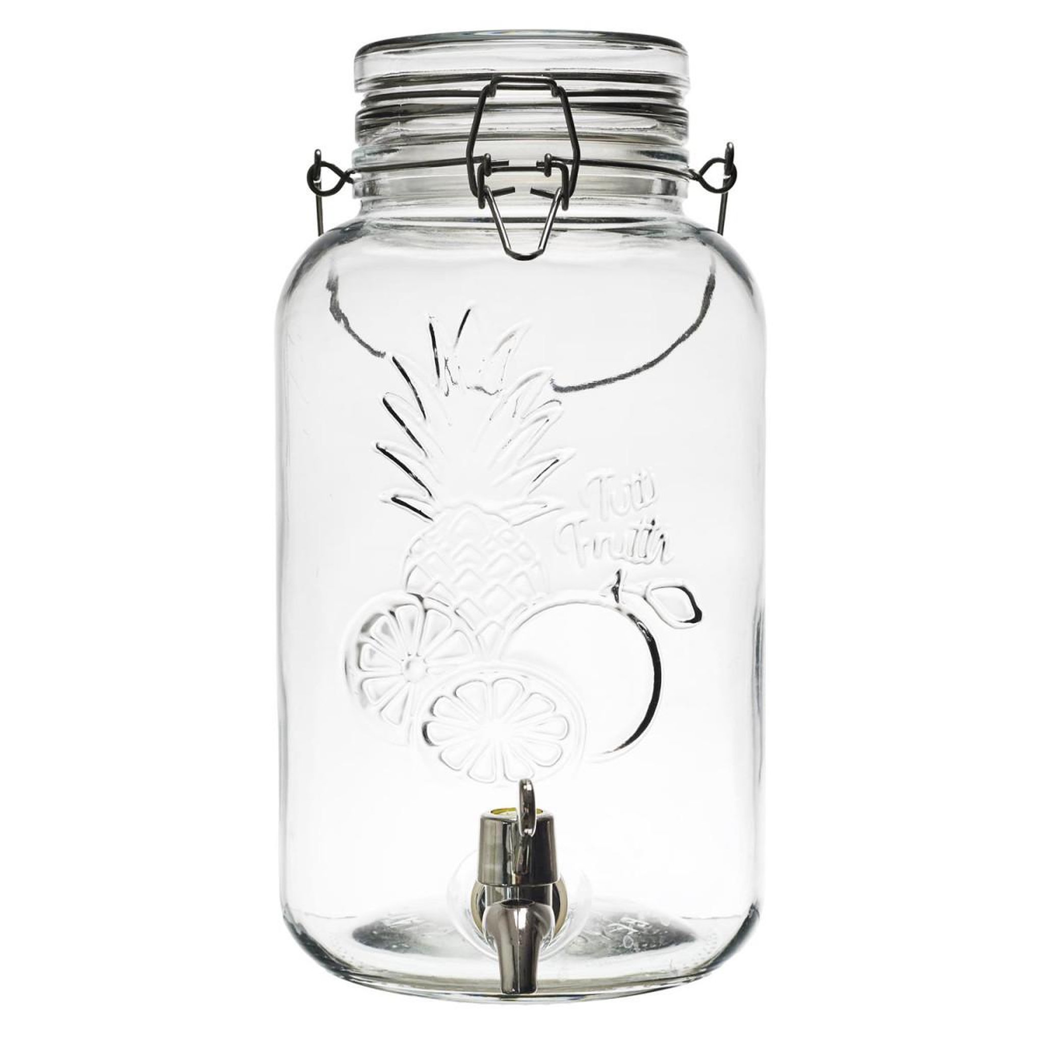 Voir la diapositive 2 : The Home Deco Factory Fontaine à boisson  tutti frutti  4l transparent