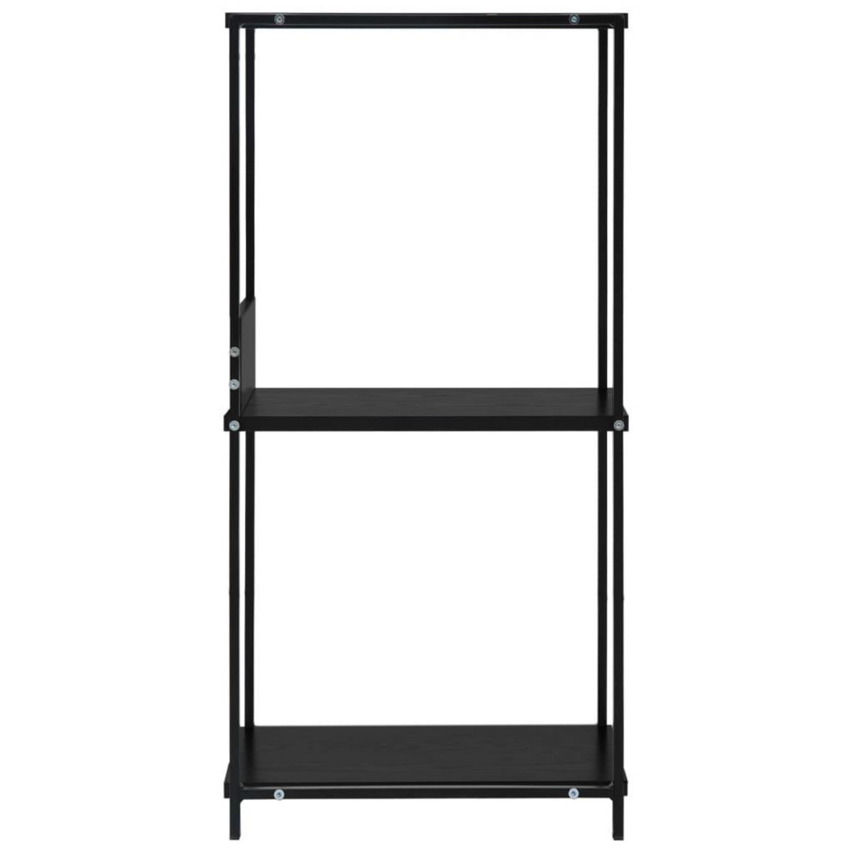 VIDAXL Etagere a livres droite petite Noir 33,5x39,6x79,7 cm