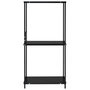 Voir la diapositive 4 : VIDAXL Etagere a livres droite petite Noir 33,5x39,6x79,7 cm