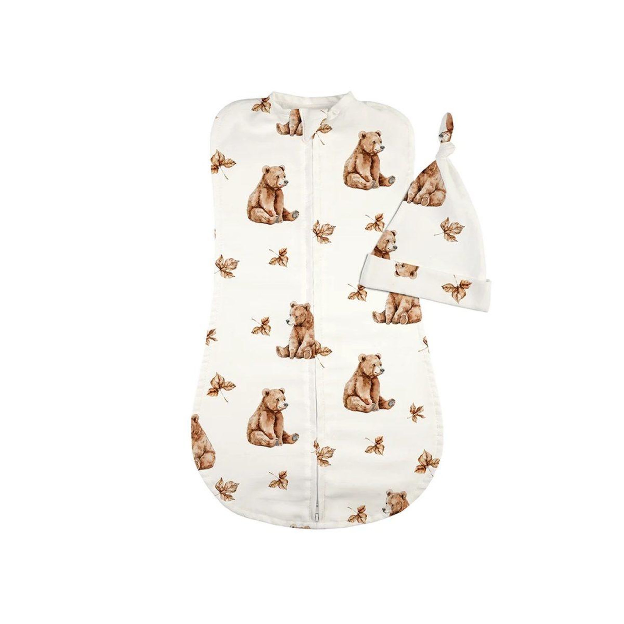 WALDIN Lange d'emmaillotage - taille S - white, bears