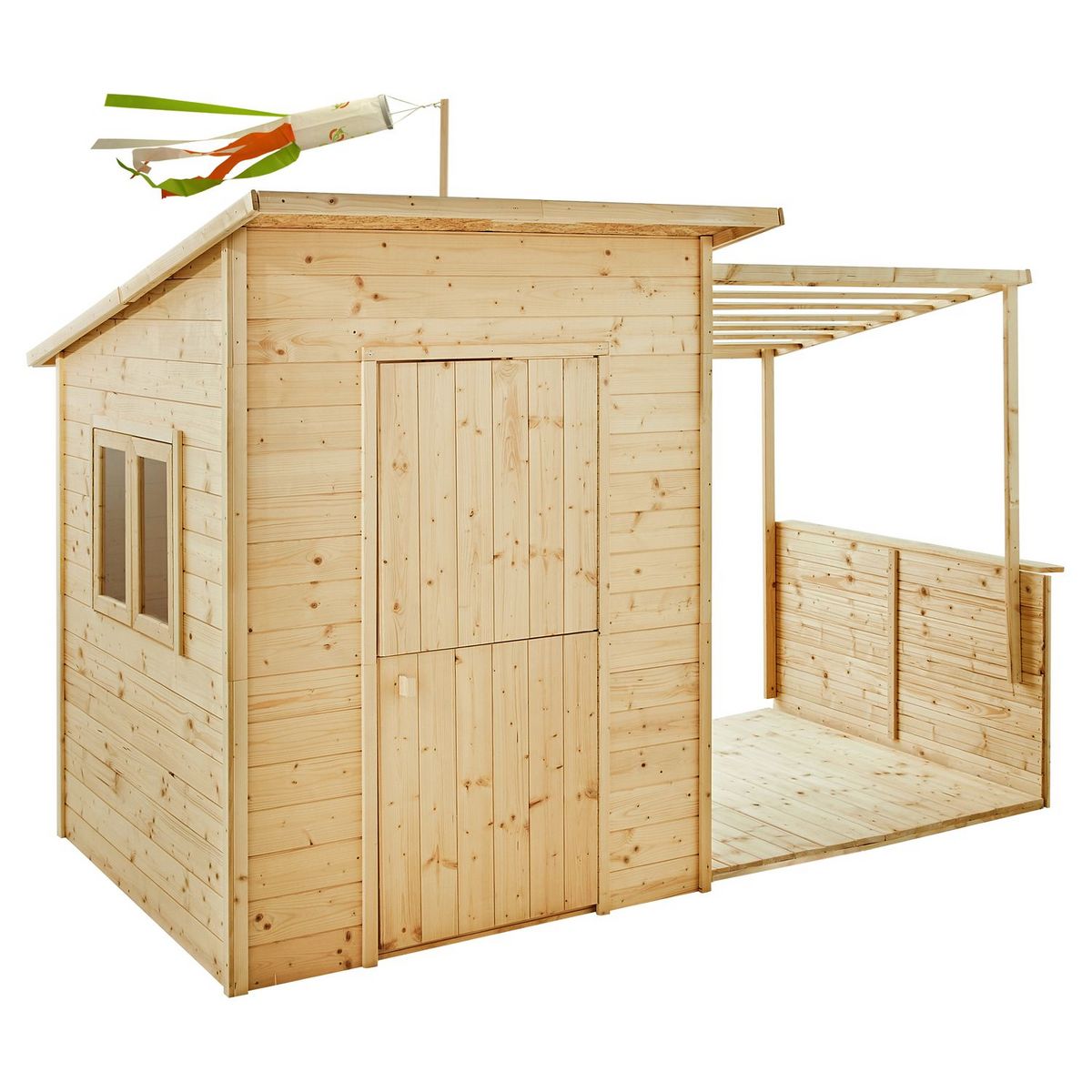 Soulet Cabane de jardin enfant - Bois - H1.60 m - SANTA BARBARA