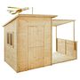 Voir la diapositive 5 : Soulet Cabane de jardin enfant - Bois - H1.60 m - SANTA BARBARA
