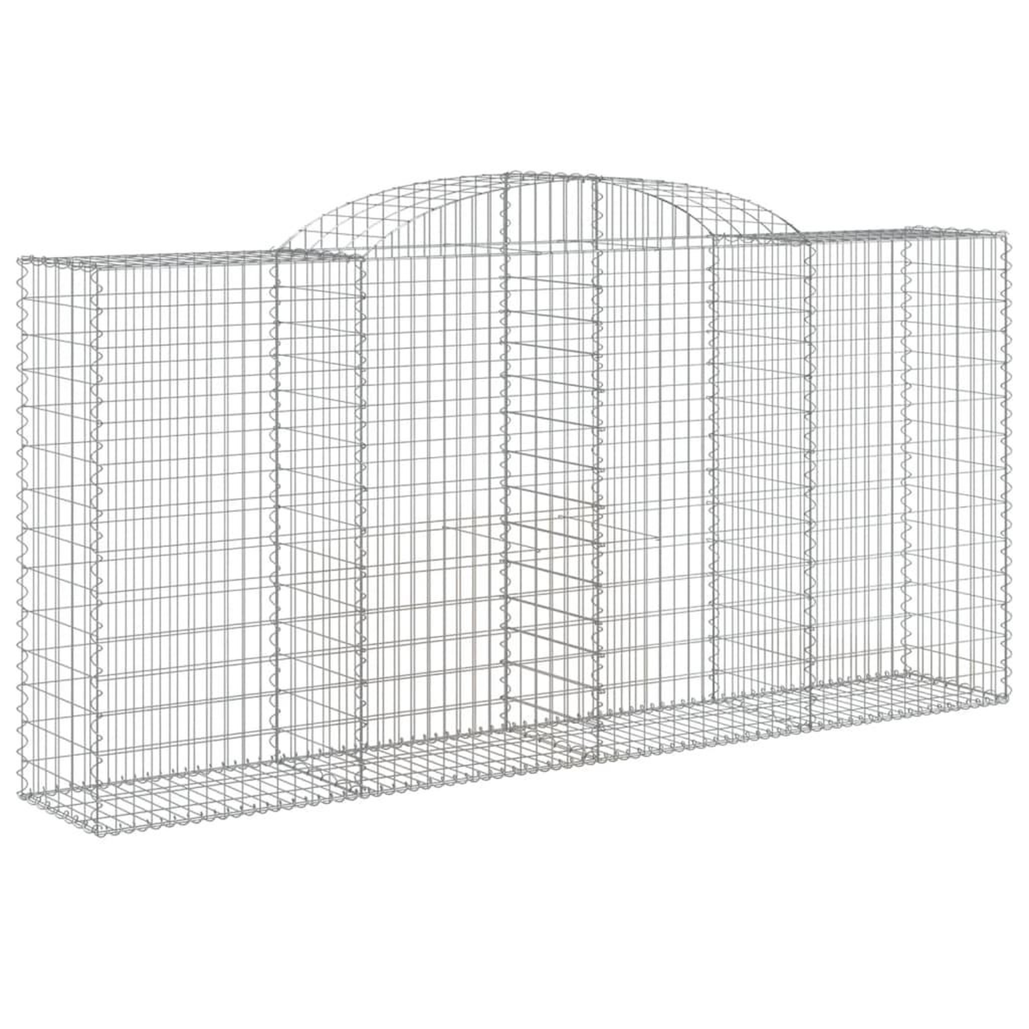 Voir la diapositive 3 : VIDAXL Paniers a gabions arques 6 pcs 300x50x140/160 cm fer galvanise
