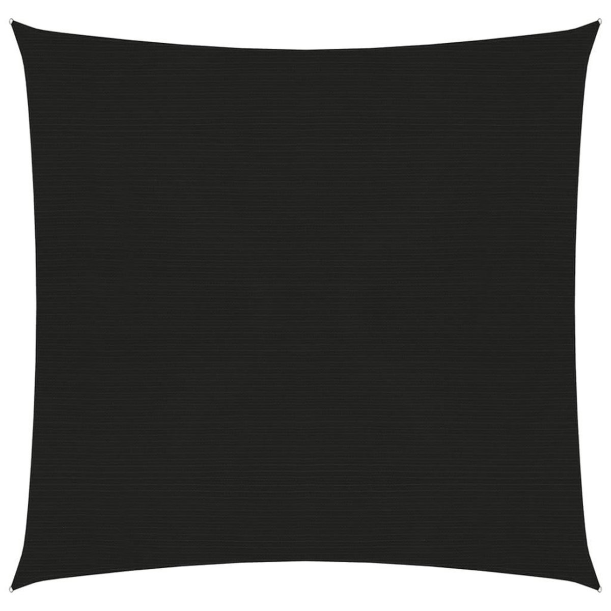 VIDAXL Voile d'ombrage 160 g/m^2 Noir 2,5x2,5 m PEHD