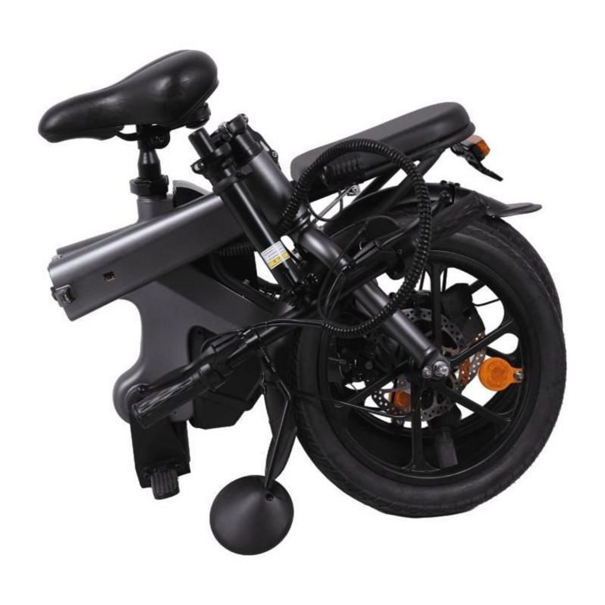 YEEP.ME Draisienne électrique - YEEP.ME - eSixteen - 350W - 16'' - 10.4Ah - 30km - Connectée - Gris Foncé métallisé - Garantie 5 an