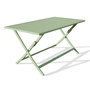Voir la diapositive 1 : Paris Prix Table de Jardin Pliante  Marius  140cm Vert Lagune