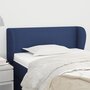 Voir la diapositive 1 : VIDAXL Tete de lit avec oreilles Bleu 83x23x78/88 cm Tissu