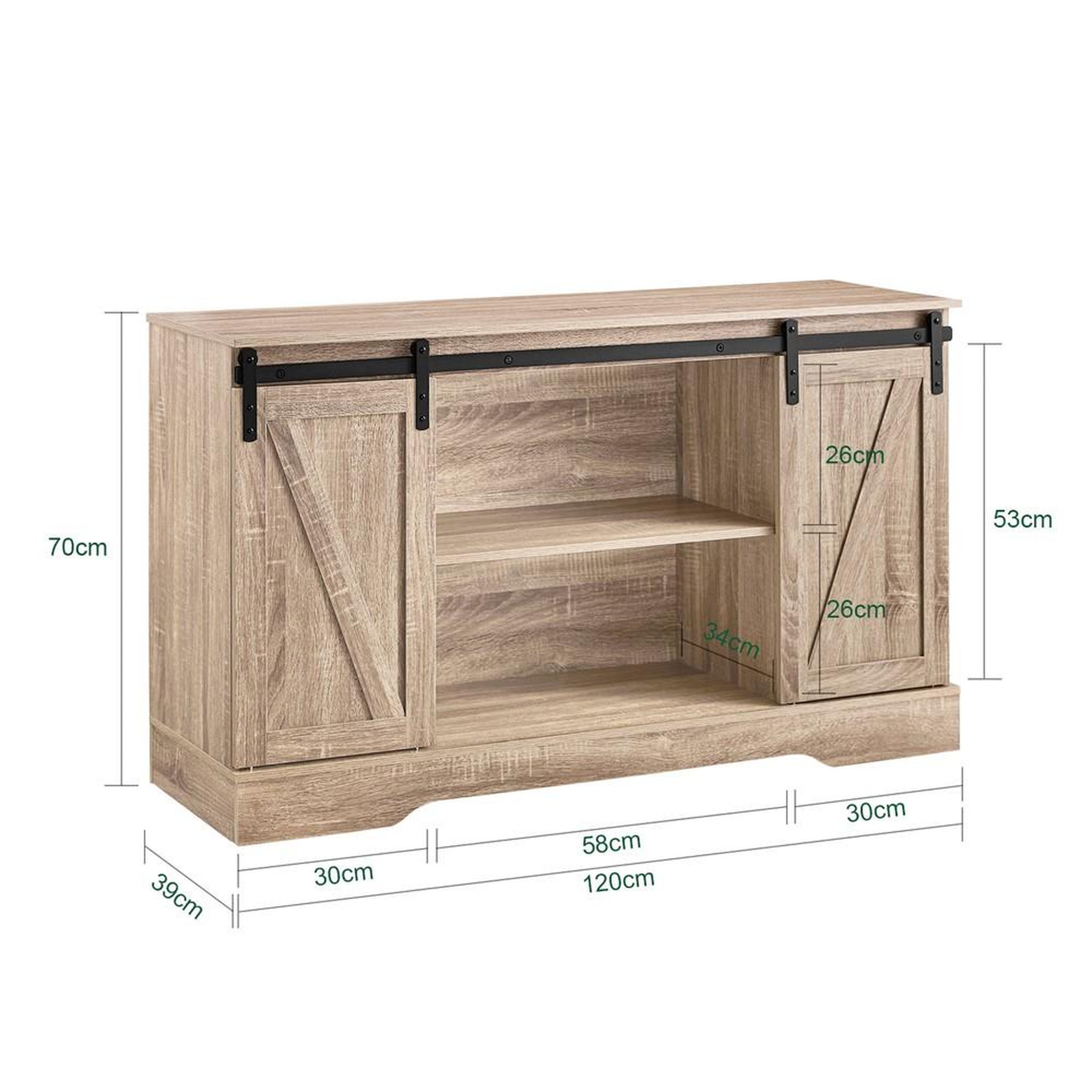 Voir la diapositive 3 : SOBUY SoBuy - Meuble À Chaussures 2 portes - Rustique - FSB60