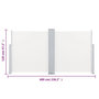 Voir la diapositive 6 : VIDAXL Auvent lateral retractable Creme 120 x 600 cm