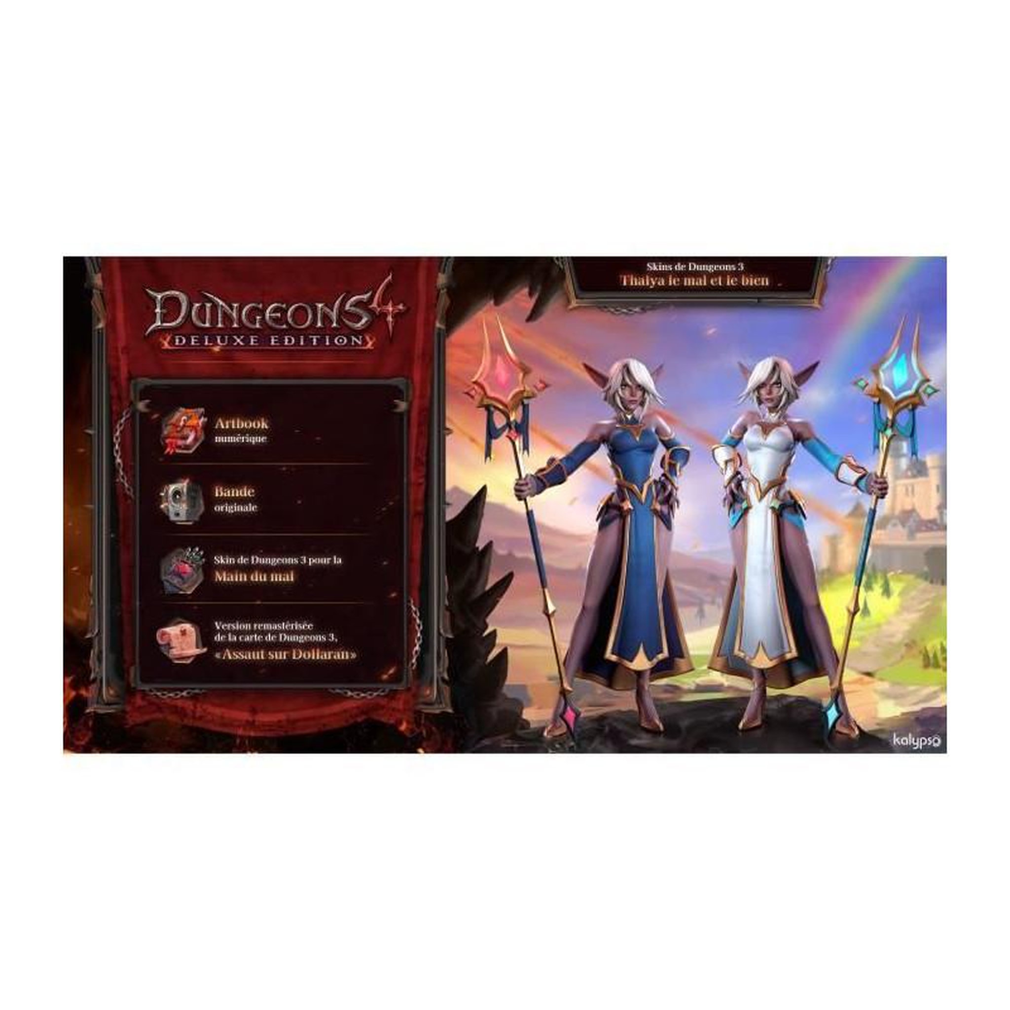 Voir la diapositive 2 : MICROIDS Dungeons 4 - Jeu Nintendo Switch - Edition Deluxe
