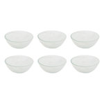 SECRET DE GOURMET Lot de 6 Coupelles en Verre  Odyssée 13cm Transparent