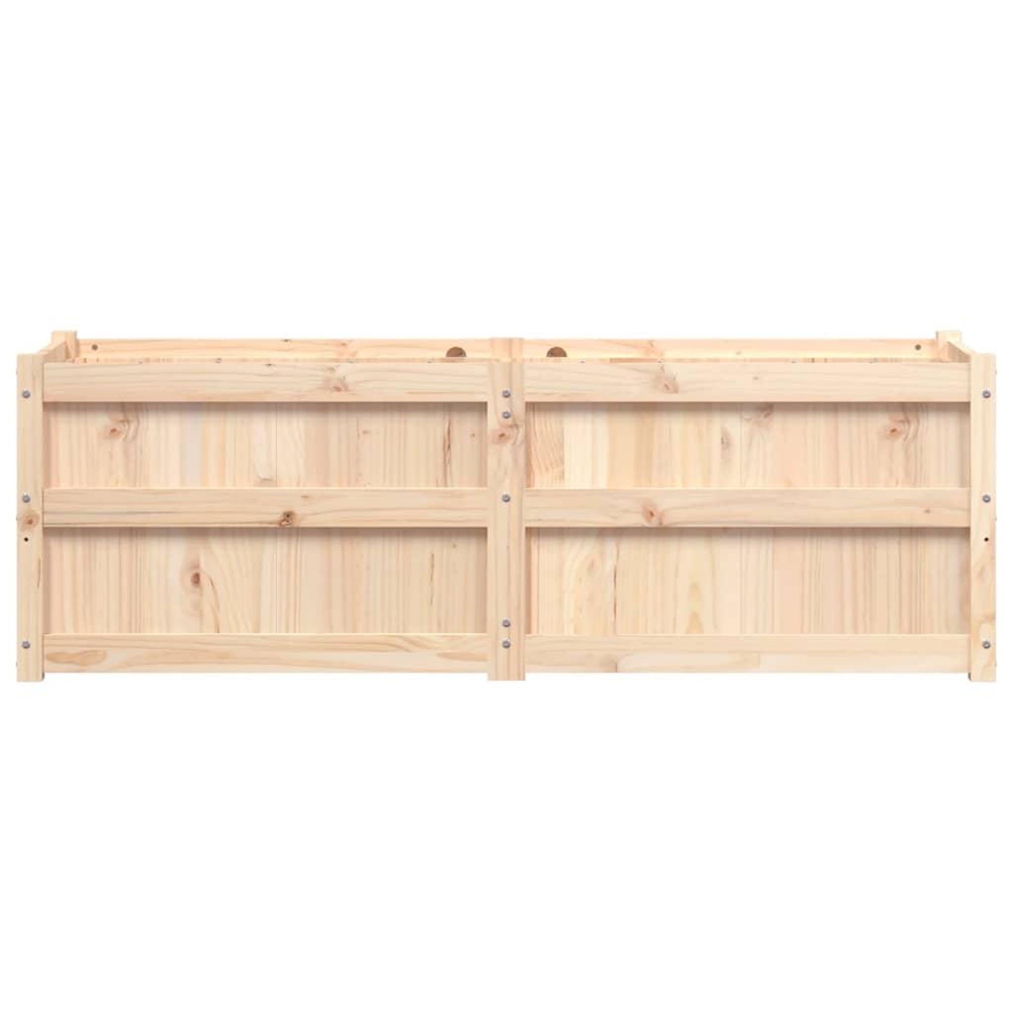 Voir la diapositive 5 : VIDAXL Jardiniere 150x50x50 cm bois de pin massif