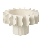 Paris Prix Vase Design en Céramique  Helix  14cm Blanc