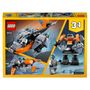 Voir la diapositive 8 : LEGO Creator 31111 - Le cyber drone, Jouet de Construction de l&rsquo;Espace, Robot, Scooter et Minifigure