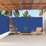 VIDAXL Auvent lateral retractable Bleu 180x600 cm
