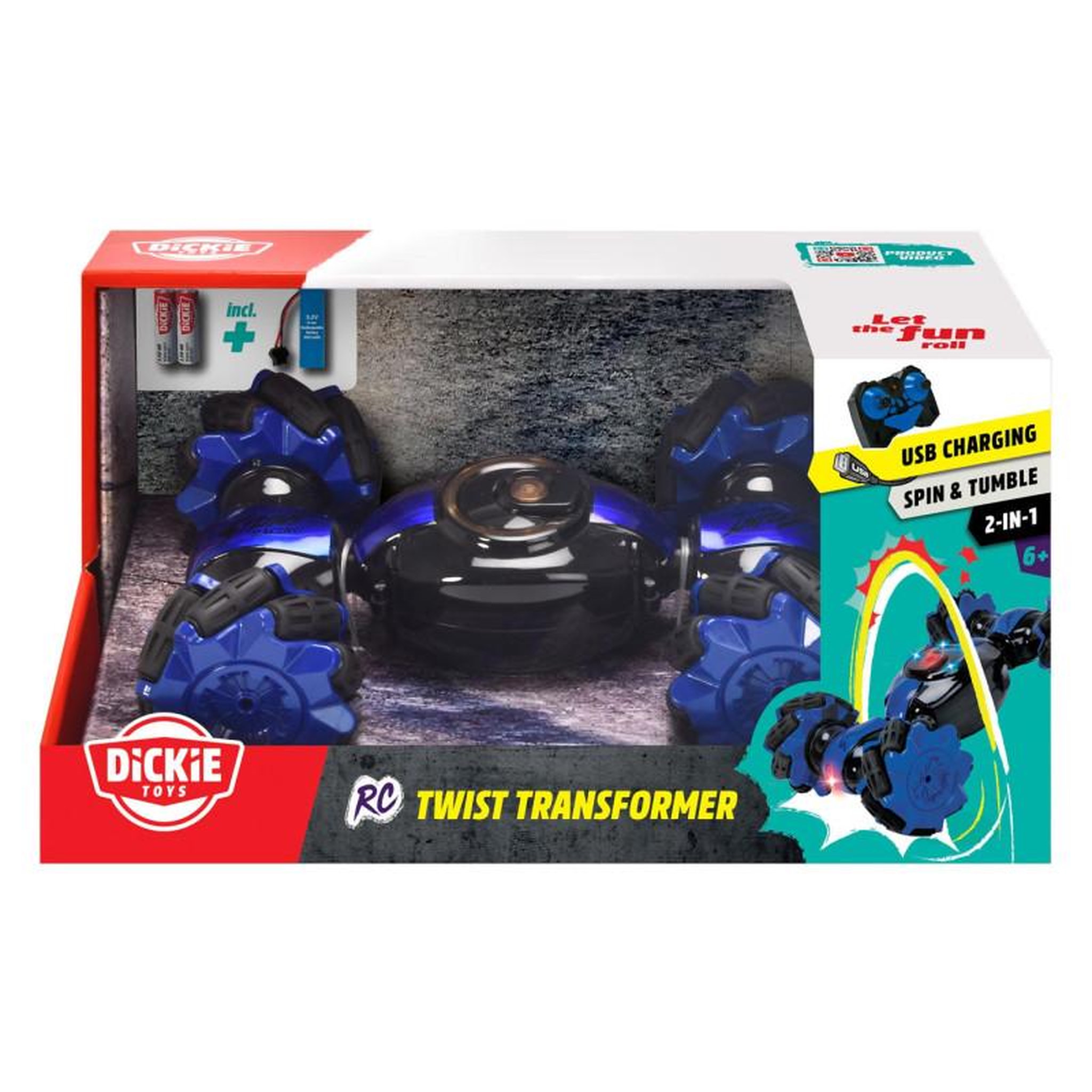 Voir la diapositive 2 : Dickie Dickie - RC Twist Transformer Controllable Car 201105005