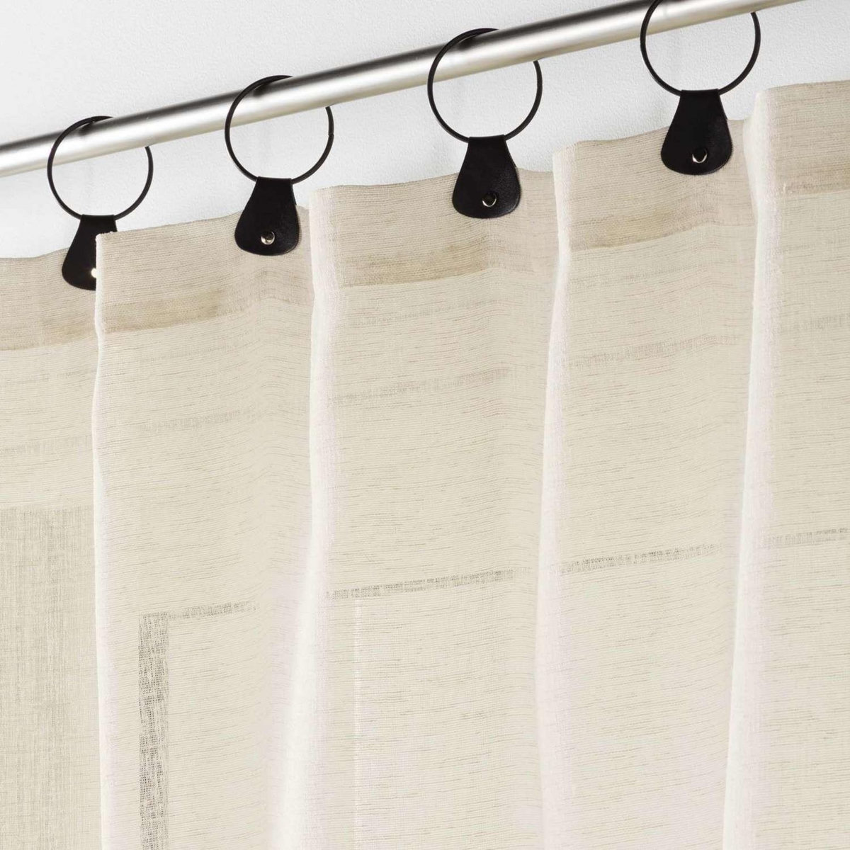 Douceur d'Intérieur Voilage à anneaux Ninka