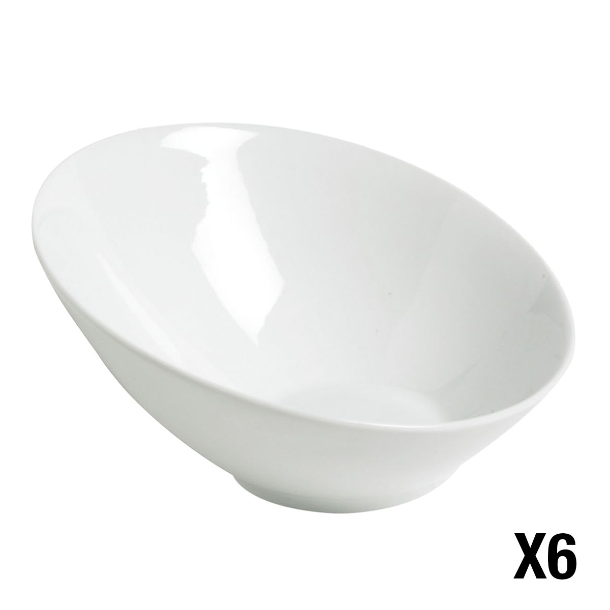 Cosy&Trendy Lot de 6 assiettes en porcelaine ANTHONY 14 x 7,5 cm