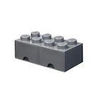 ROOM COPENHAGEN Boîte de rangement Copenhagen en forme de brique LEGO gris foncé