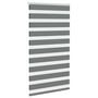 Voir la diapositive 3 : VIDAXL Store zebre gris fonce largeur du tissu 85,9 cm polyester