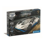 CLEMENTONI CLEMENTONI - Lamborghini Huracan STO a construire - Roues orientables - Manuel illustré et application pour visualisation 3D -