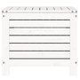 Voir la diapositive 5 : VIDAXL Repose-pied de jardin blanc 62x63,5x53,5 cm bois de pin massif