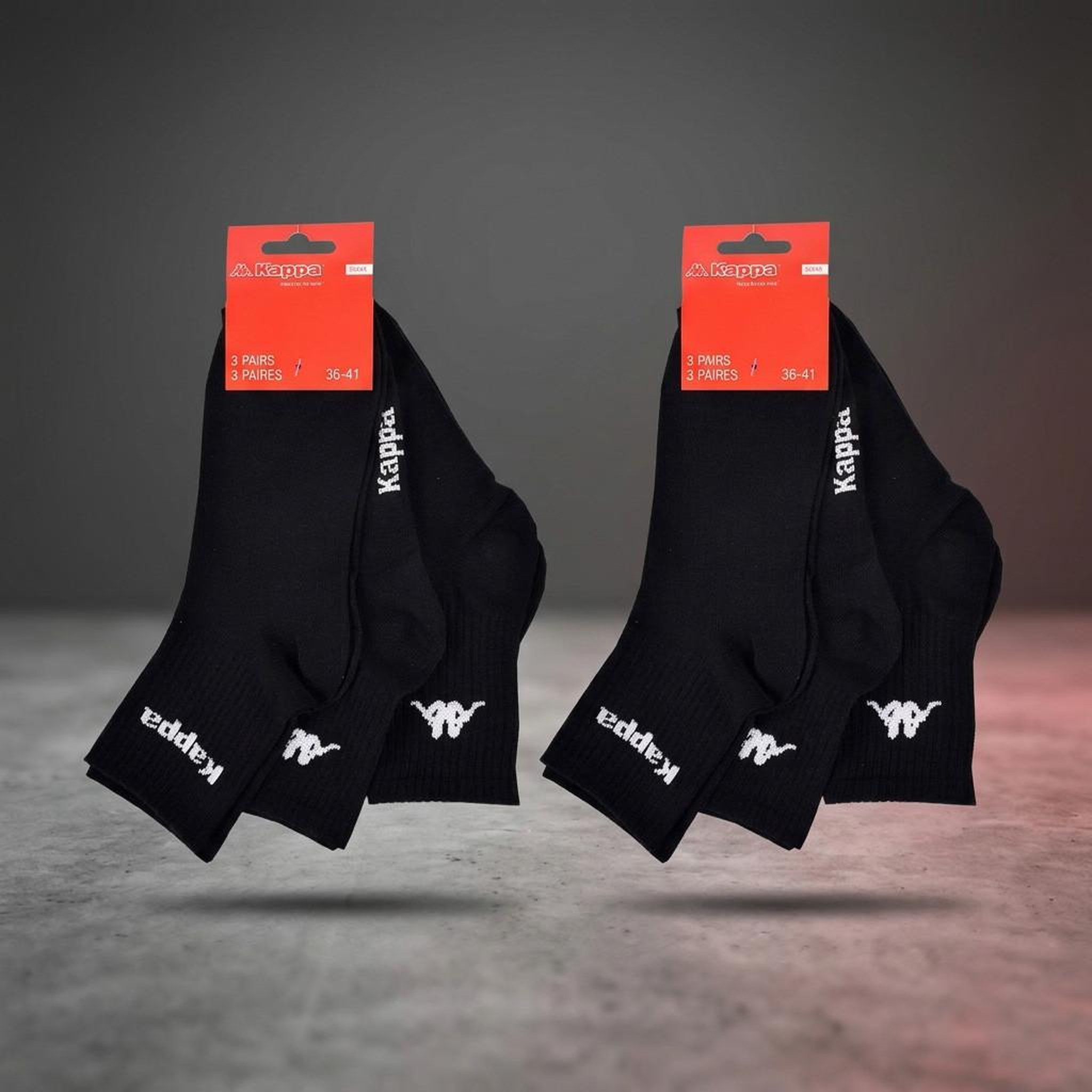 Voir la diapositive 4 : KAPPA Pack de Chaussettes Femme Quarter KAPPA (Lot de 6)