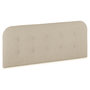 Voir la diapositive 1 : MARCKONFORT Tête de lit tapissée Saona 150x60 cm Couleur Beige, 8 cm d'épaisseur