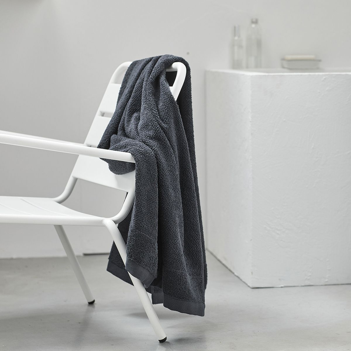 TODAY Maxi drap de bain uni en Coton bio 450 G/M²