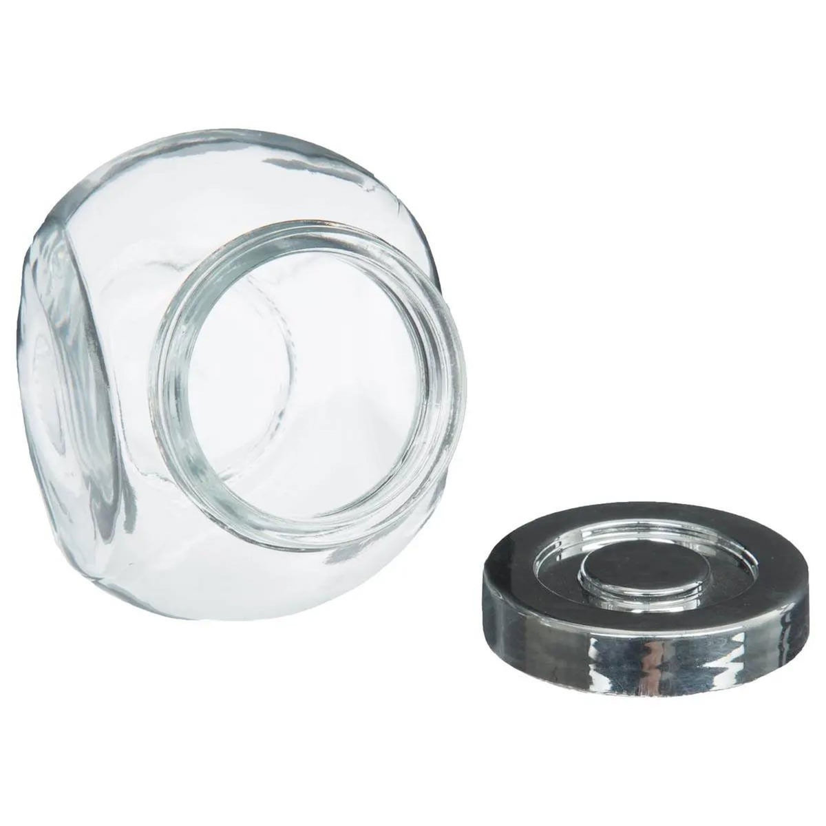 FIVE Lot de 4 Bocaux à Épices  Loupa  200ml Transparent