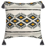 ATMOSPHERA Housse de Coussin Imprimé  Aztèque  40x40cm Beige