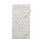 P'TIT LIT Matelas Bébé Coton Bio - 60x120x10 cm - 100% Coton - Déhoussable - Sans traitement chimique