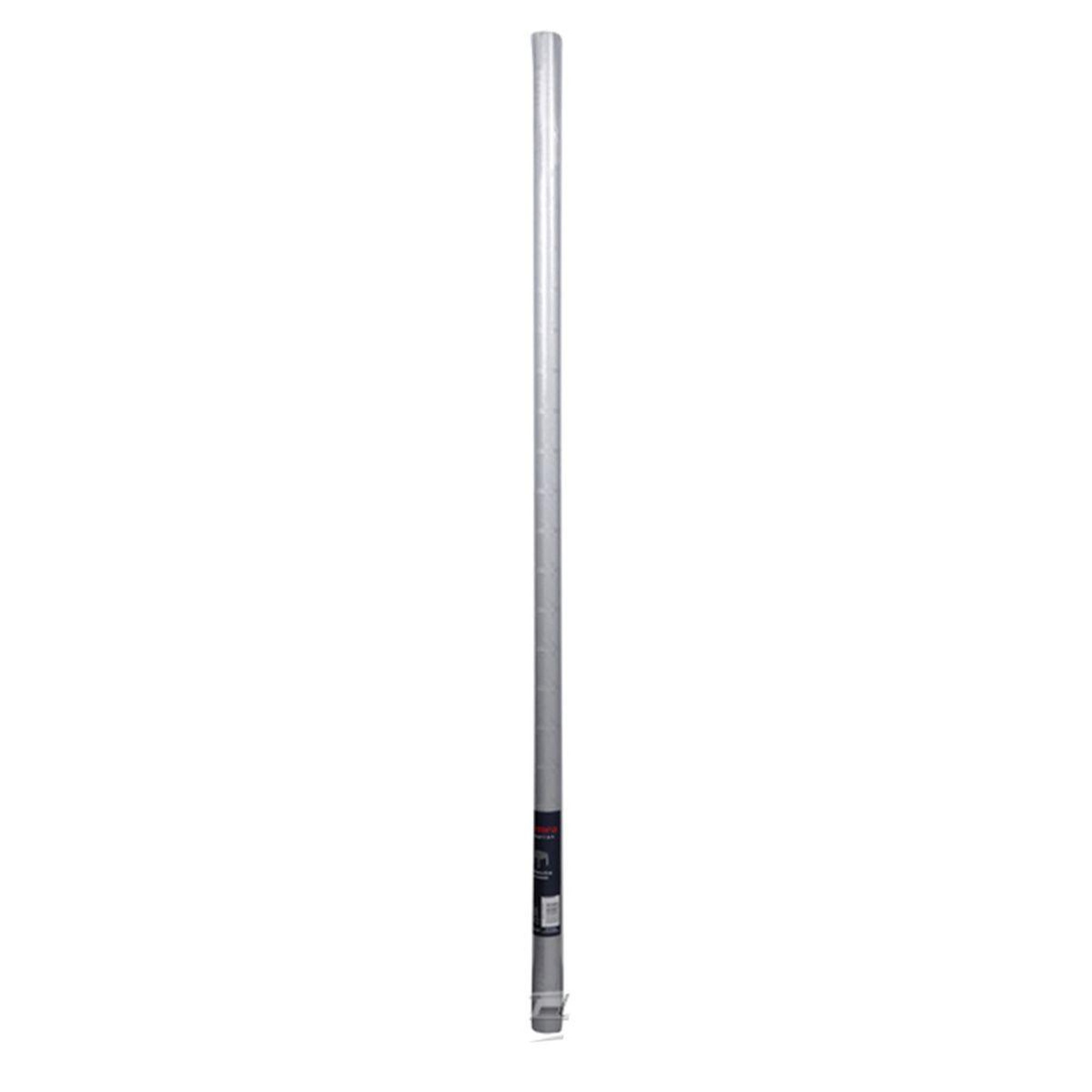 Voir la diapositive 2 : HOMEA Nappe papier  damassé métalisé  1,18x5m argent